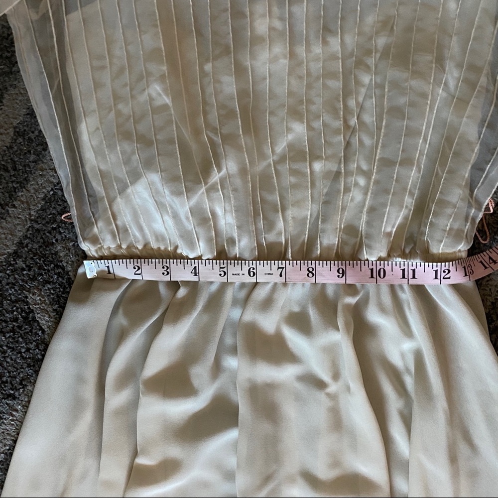 SOLD Vintage Sheer Puff Sleeve Dress - Picture 14 of 16